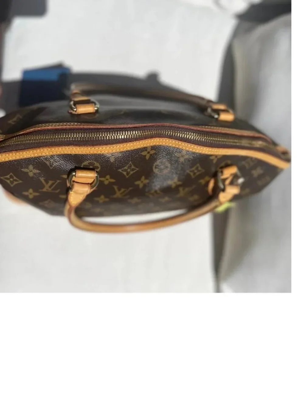 Louis Vuitton LV Tote Bag M40104 Lockit Vertical Brown Monogram